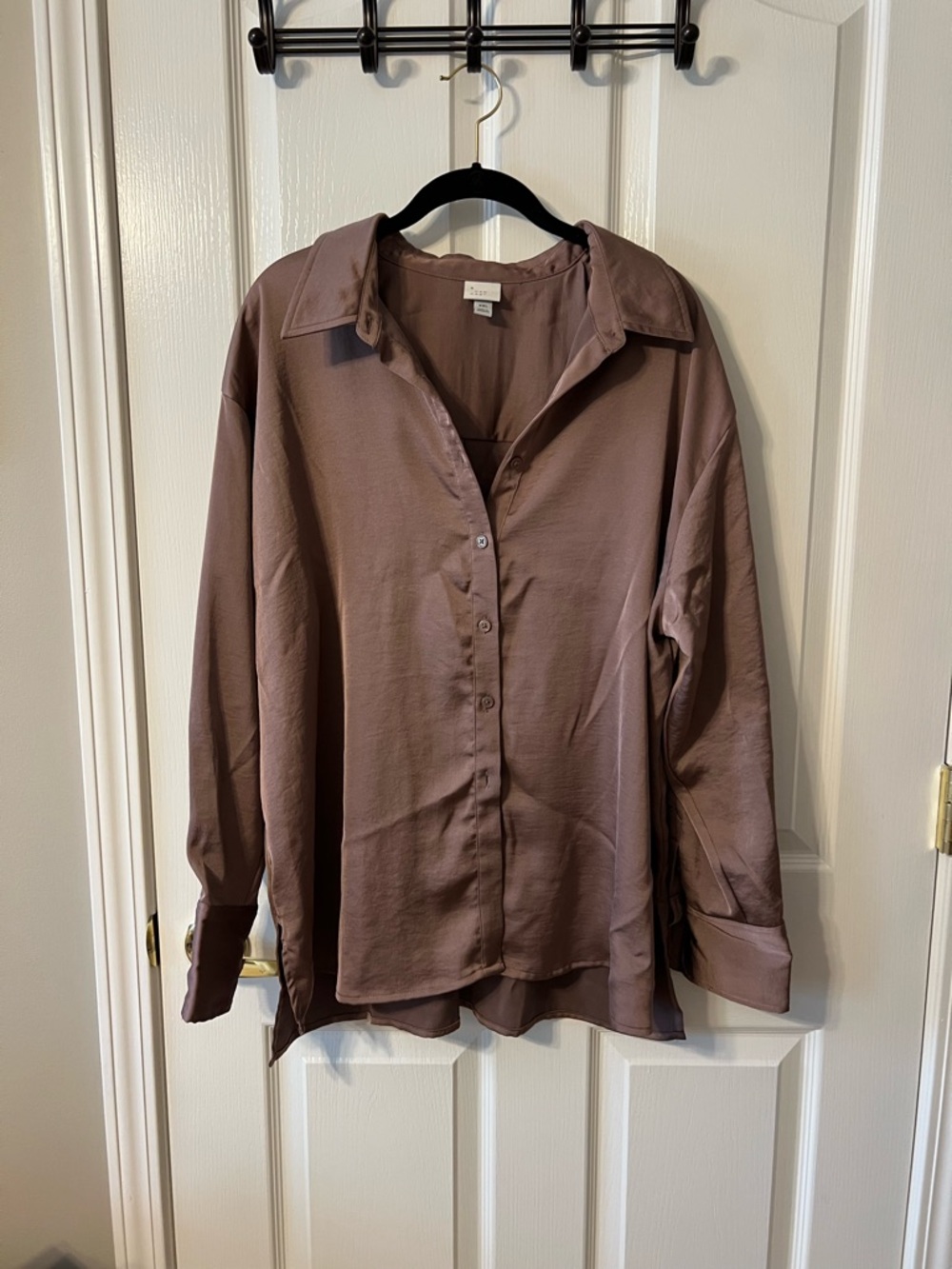 A New Day Satin Blouse